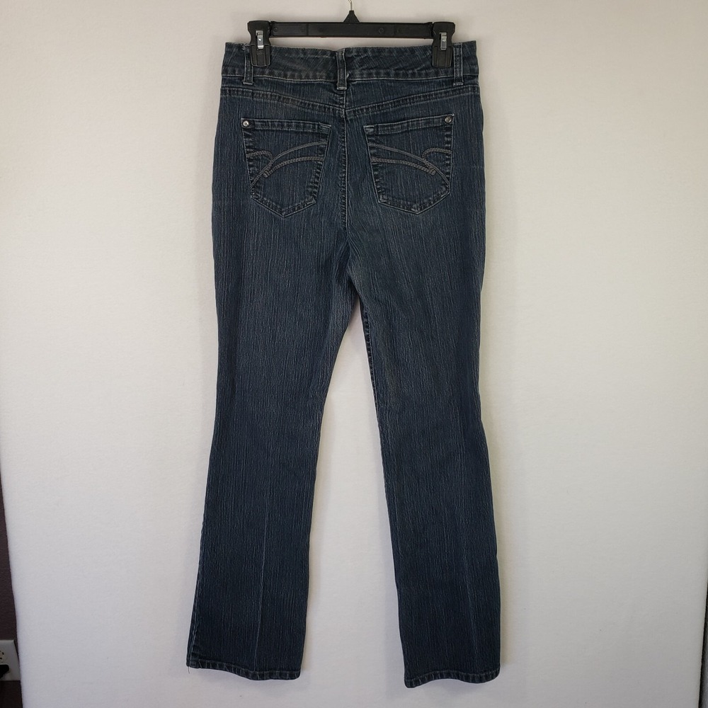 Nine West Jeans Womens Size 10 Dark Wash Bootcut Denim Pants‎ Retro Y2K Preppy - Picture 2 of 8